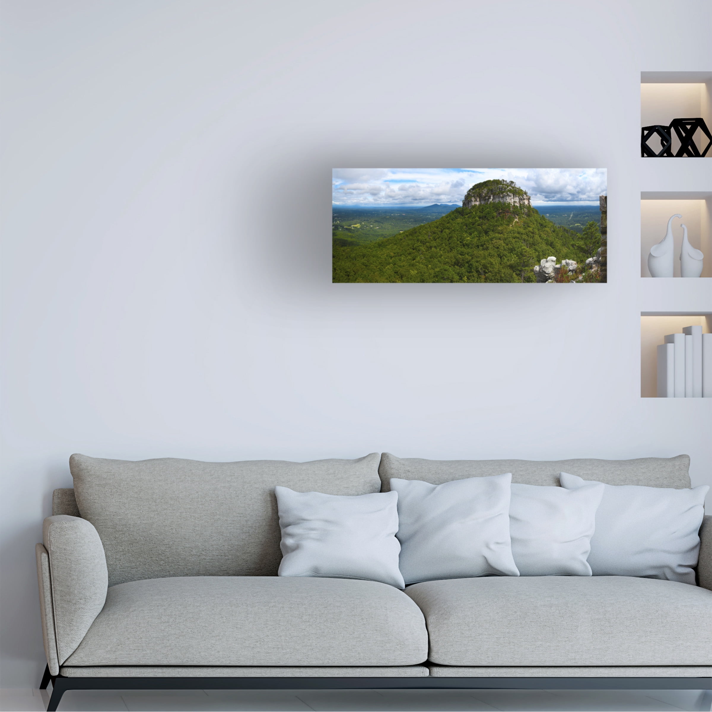 Robert Michaud 'Pilot Mountain Panorama' Canvas Art