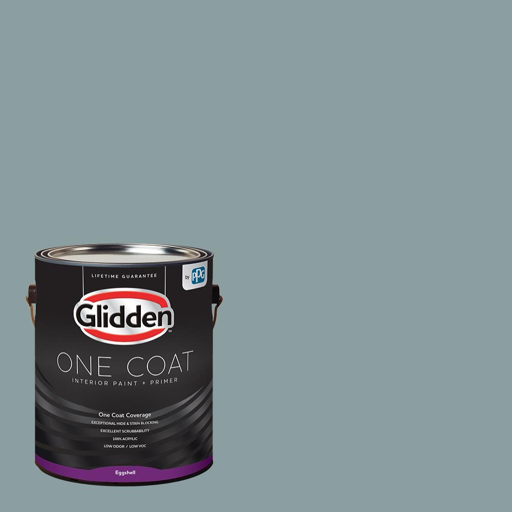 Aqua Smoke, Glidden One Coat, Interior Paint and Primer