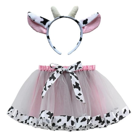 

WERYOUNG Kids Girls Ballet Skirts Party Tulle Dance Skirt Hairband Set Toddler Child Baby Dailywear