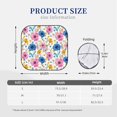 thumbnail image 3 of Windshield Sun Shade, Blue Pink Yellow Rose Flowers Foldable Car Sun Shade Windshield For Front, 2 Pieces, 3 of 4
