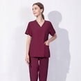 thumbnail image 1 of Medical Uniform Suit,SKU03831-winered-M, 1 of 1