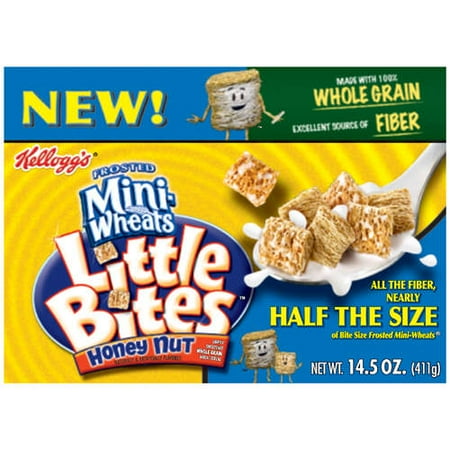 Frosted Mini-Wheats: Honey Nut Whole Grain Cereal Little Bites, 14.5 oz