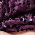 thumbnail image 4 of Inleife Women's Fashion High Waist Solid Color Short Skirt Loose Skirt Purple L, 4 of 5