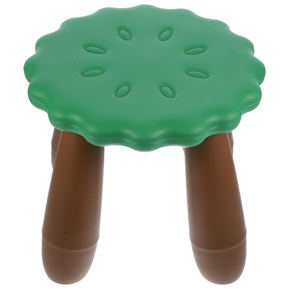 LEORX Toddler Stepping Stool Green PP 1Pack Non Slip for Indoor or Outdoor Activities