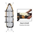 thumbnail image 4 of HELLHERO Ironing Board Covers Elastic Edge Replacement Accessories Hook and Loop Fastener Ironing Board Protector Cover Replacement, Christmas Halloween Night Cats, 4 of 5