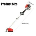 thumbnail image 4 of Floseru 52cc 2-Cycle Gas Weed Eater Gas Powe, 5-in-1 Gas Weed Wacker, Brush Cutter Gas Trimmer for Grass and Weed, Hedge Trimmer Gas String Trimmer, Edger, Pole Saw & Pruner, 4 of 11