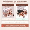 thumbnail image 5 of Lura Mini Travel Hair Dryer with Diffuser,Dual Voltage Small Blow Dryer Foldabel with Concentrator EU Plug,Rose Gold, 5 of 7