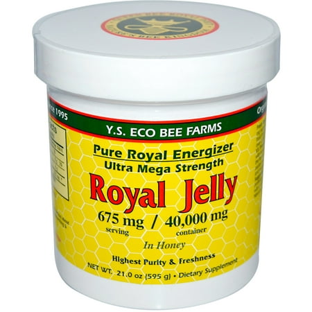 Y.S. Eco Bee Farms, Royal Jelly, in Honey, 675 mg, 21.0 oz(pack of