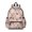 Poodle and Flowers, variant on Pointer and Floral Blue Pattern Backpack for School, Cute School Bag with Adjustable Shoulder Straps and Padded Back, 13.4"x11"x4.7"