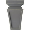 thumbnail image 2 of Ekena Millwork 3 1/2"W x 3 3/4"D x 6"H Mini Nevio Wood Vintage Decor Corbel, Pebble Grey, 2 of 6