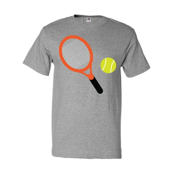 Inktastic Tennis Racket and Ball T-Shirt