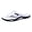 White, variant on Rokment Mens Orthopedic Flip Flops Comfortable Non Slip Air Cushion Arch Support Walking Slip on Thong Beach Slippers Barefoot Water Sandals for Indoor Outdoor Black Size 6