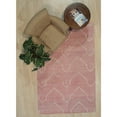thumbnail image 2 of EORC Pink Hand-Tufted Wool Contemporary Spring Rug, 7'6 x 9'6, 2 of 4