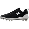 thumbnail image 4 of New Balance Womens FUSEv5 Low Metal Softball Cleats Black/White 10, 4 of 6