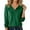 Dark Green, variant on Fgnfyis Womens T Shirts Fashionable Casual Lapel Solid Color Long Sleeved T Shirt Top Womens Long Sleeve Tops Dark Green XXL