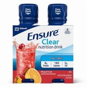 Ensure Clear Nutrition Drink Mixed Fruit 10fl ozx4 CT, pack of 1