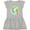 AC-Heather Grey, variant on Inktastic Happy Earth Day with Hearts Girls Toddler Dress