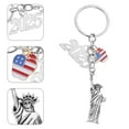 thumbnail image 2 of KAKOWELY Souvenir Keychain Statue Of Liberty Key Chain Pendant Statue Of Liberty Key Ring Decorative And Fashionable Hanging Keyring,4.21X"X1.18"X0.08", 2 of 4