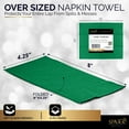 thumbnail image 3 of SparkSettings Big Party Pack Tableware 2 Ply Guest Towels Hand Napkins Paper Soft and Absorbent Decorative Hand Towels for Kitchen and Parties 40 Pieces Festive Green, 3 of 6