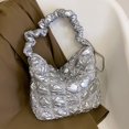 thumbnail image 1 of Bolsos de hombro para mujer Bolsos de mano con nubes plisadas de burbujas Bolsos de mensajero de gran capacidad FLhrweasw  Nuevo, 1 of 9
