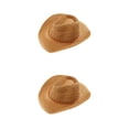 thumbnail image 2 of relayinert Age Resistant Western Sun Hat For Enduring Style Fashion Outdoor Straw Hats khaki 2Set, 2 of 6