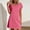 Hot Pink, variant on BUIGTTKLOP Swimsuit Coverup for Women 2026 Petal Short Sleeve Bathing Suit Cover Ups Summer T Shirt Dress Flowy Sundresses