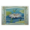 thumbnail image 1 of Art Nouveau Cutting Board, Lotus on the Water Baroque Avant Garde Classic Architecture Pattern, Decorative Tempered Glass Cutting and Serving Board, Small Size, Multicolor, by Ambesonne, 1 of 1
