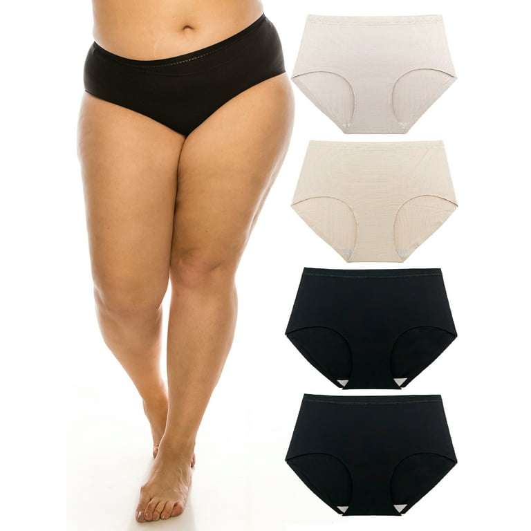 B2body M- Plus Size Breathable Underwear For Women 4 Pack Lace Bikini  Panties, Jasmine, Medium : : Clothing, Shoes & Accessories