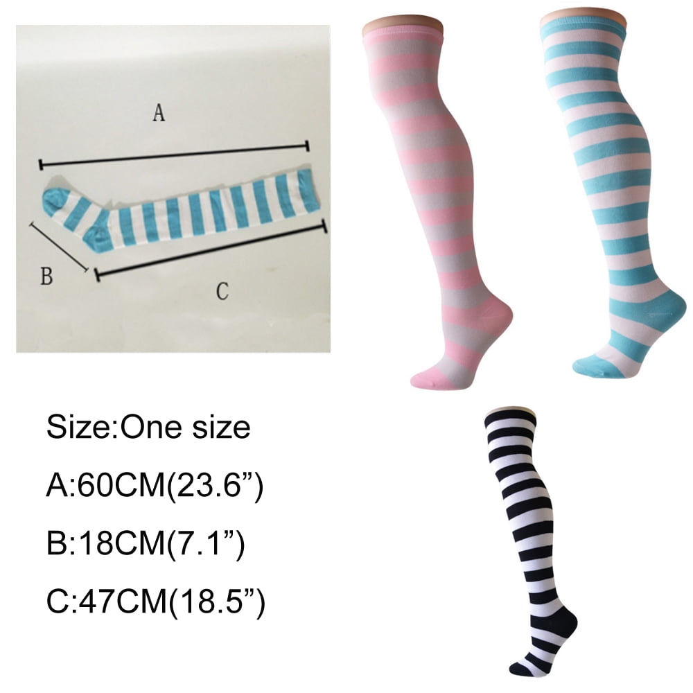 Womens//Girls Cute Unicorn Llamas Casual Socks Yoga Socks Over The Knee High Socks 23.6