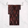 thumbnail image 4 of Coolnut 3 PCS Towel Red Dragon Scales Cotton Bath Towel Set (1 Bath Towel, 1 Hand Towel, 1 Washcloth) for Bathroom, Super Soft and Quick Dry Towels, 4 of 6