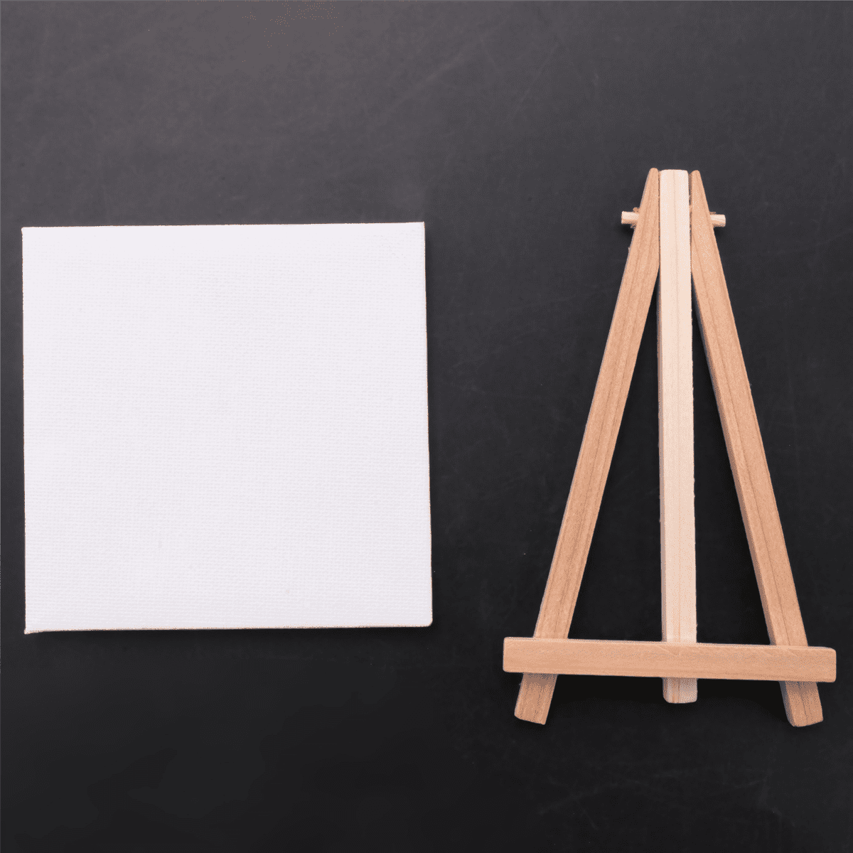 40 Set Artists Mini Canvas Set Painting Craft DIY Drawing Small Table Easel Gift
