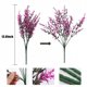 thumbnail image 4 of HWRETIE Plantas colgantes artificiales para exteriores,decoración para bodas y jardines en interiores y exteriores,vegetación mixta con pasto de caballito de mar,lavanda y espiga de trigo, 4 of 7