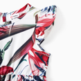 thumbnail image 4 of PatPat Family Matching Sets Floral Beach Shirt or Off Shoulder Romper with Longline Skirt, 4 of 7
