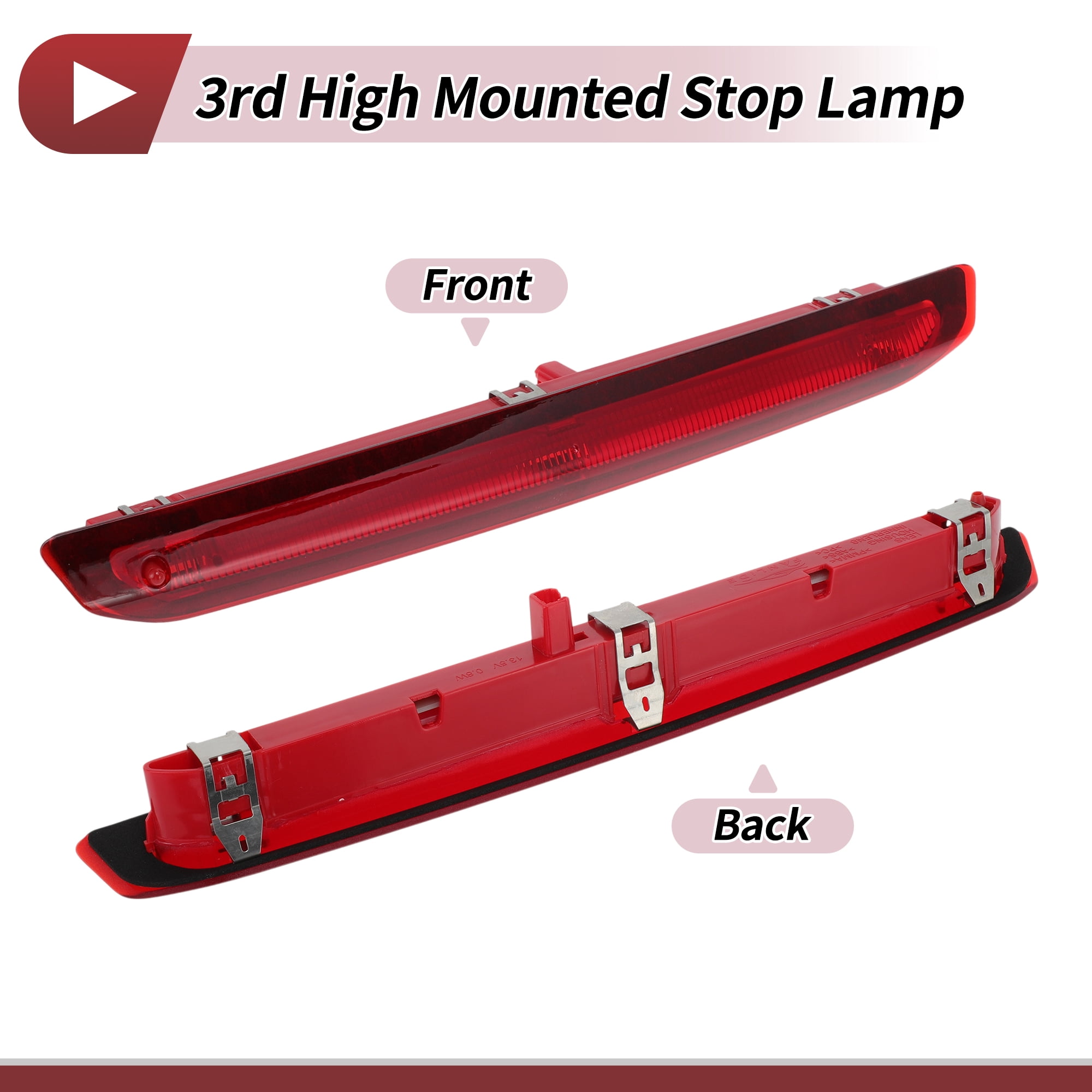 Unique Bargains LED Brake Light for Ford Escape 2013-2019 CJ5Z13A613B/CJ5413A601AD