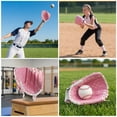 thumbnail image 4 of HOMEIORA 1 Pack Baseball and Softball Glove - Adult + Youth Mitt - 12.5" Right Hand Throw, Yellow / Black, 4 of 4