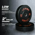 thumbnail image 3 of Exercise Equipment Hex Bar Weights Set Trap Bar Olympic Bumper 55lb Weight Plates Set for Deadlift Weightlifting Bodybuilding - 2 Inch Hexagon Trap Bar with Weights for Exercise & Fitness Home Gyms,W, 3 of 12
