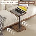 thumbnail image 3 of Mesa Lateral Ajustable iabifo de Altura 45-80 cm en Forma de C, 3 of 6