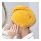 thumbnail image 4 of Toalla de microfibra blanca para el cabello, tipo turbante, de secado rápido, súper absorbente, con cierre de botón., 4 of 5
