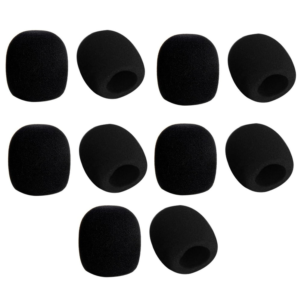 10 Sponge Microphone cover, Mic Foam Cover for Handheld Karaoke Mic