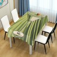thumbnail image 4 of Yayeee Tablecloths 60" x 60" Rectangle Wrinkle Resistant Party Table Cover, Light Green Martini, 4 of 8