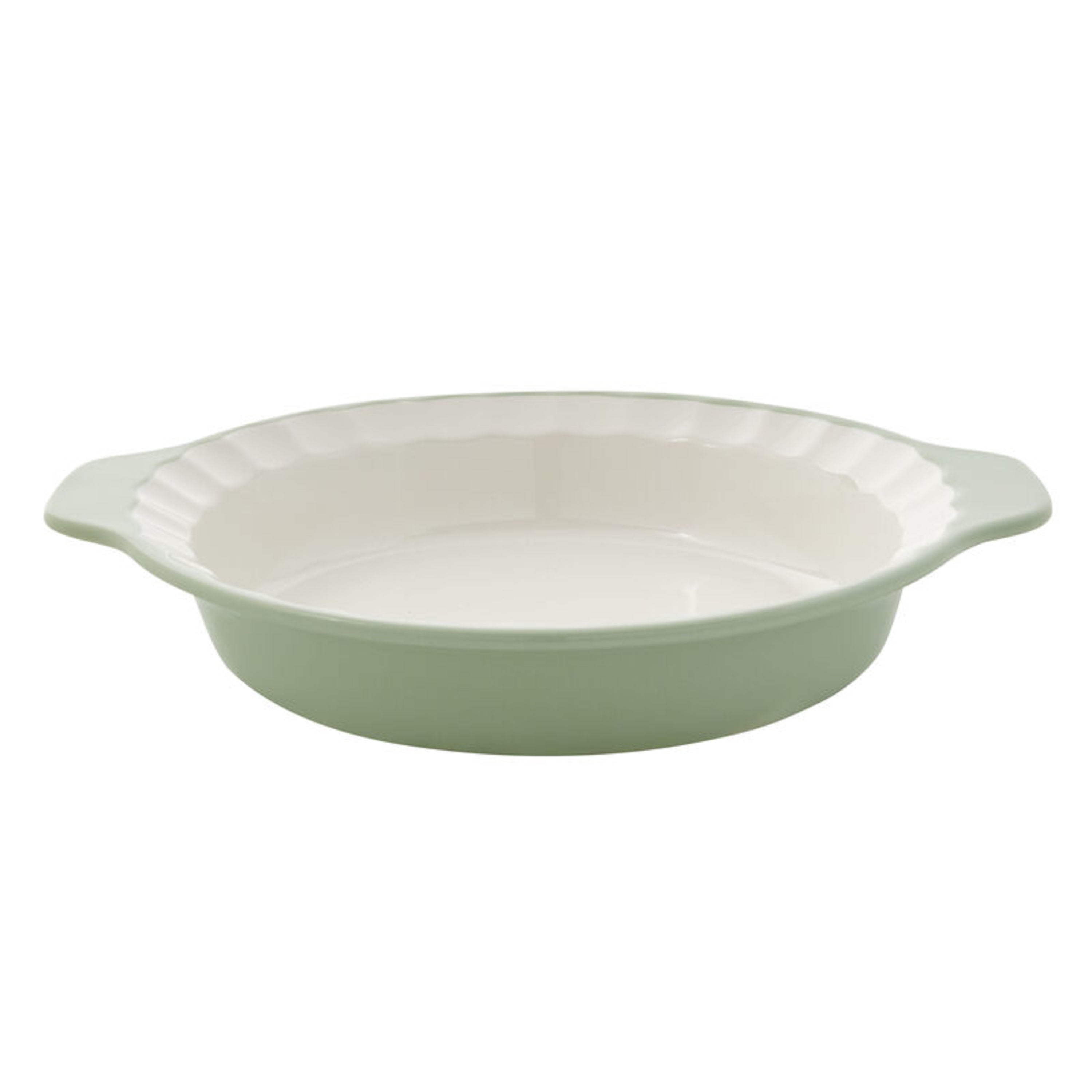 Kitchenaid 9-inch Vitrified Stoneware Pie Plate in Pistachio Green ...