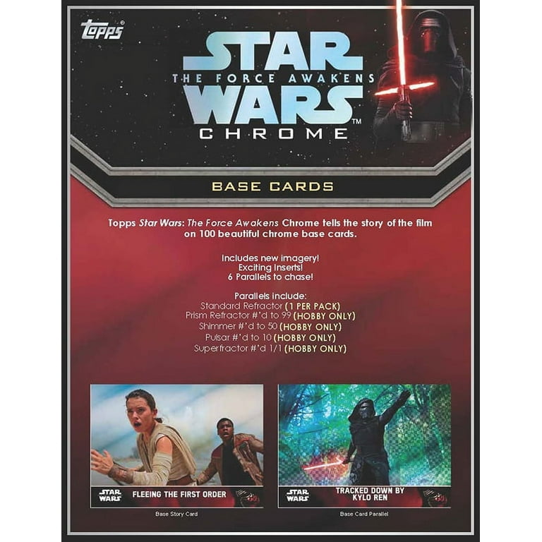 Topps Star Wars The Force Awakens Trading Collection: Chrome