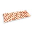 thumbnail image 3 of Aiking Home Luxuries Poly Satin Body Pillow COVER with Zipper Closure, 54 by 20 inch, Orange Chevron, 3 of 4