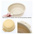 thumbnail image 3 of 2 in 1 Kitchen Colander Set with Bowl Strainer ,BPA Free Plastic Fruits and Vegetable Washing Basket,Dishwasher Friendly Double Layered Drain Basin,for Pasta Salad Berry Cleaning Mixing, 3 of 7
