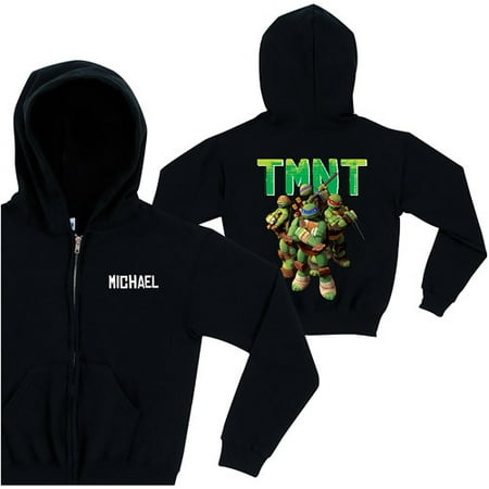 Personalized Teenage Mutant Ninja Turtles Group Back Toddler Zip-Up Hoodie