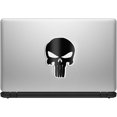 thumbnail image 5 of 2 x PVC Stickers Skull Punisher Black Red Decal B 27, 5 of 5