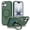 Dark Green, variant on Allytechgroup for iPhone 17 Magnetic Kickstand Phone Case with Wireless Charging, Slim Fit Hard PC Shell Non-Slip Anti-Fingerprint Shockproof Protective Back Cover for Women Men, Orange