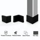 thumbnail image 5 of 5Pcs Protectores de Esquinas de Piso de Goma Negra para Muebles, Cubiertas de Patas de Ángulo Recto 25 x 25 x 3mm, 5 of 7