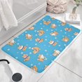 thumbnail image 3 of Cute Shiba Inu Flannel Non Slip Door Rugs,Washable Door Mats Indoor,Decorative Door Mats,Dirt-Resistant and Absorbent Doormat for Entrance,Bedroom,Kitchen,Bathroom,31.5x17in(80x43cm), 3 of 4