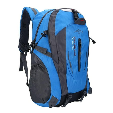 Olive Hiking Backpack 40L Waterproof Hiking Backpack Shoulder Bag for Outdoor Sports Camping Climbing Hiking Travelling Blue ()